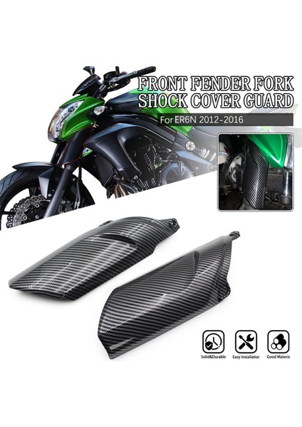 Motosiklet Ön Çamurluk Çatal Şok Kapağı Koruyucu Kawasaki ER6N 2012-2016 Motosiklet Aksesuarları (Yurt Dışından) fiyatları