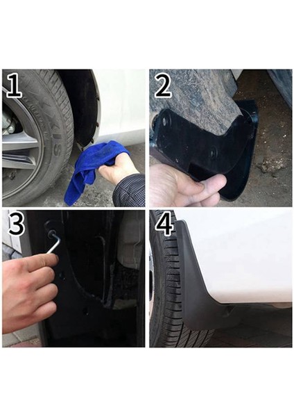 4pcs Dongfeng Dfsk Glory Için Araç Çamur Fleps 500 2022 Çamurluk Çamurluk Çamur Koruma Flep Splash Flaps Aksesuarlar (Yurt Dışından) fırsatları