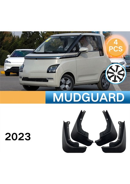 Wuling Air Ev 2022+ Çamurluk Çamur Koruma Flep Splash Flaps Çamur Varlık Aksesuarları (Yurt Dışından) fırsatları