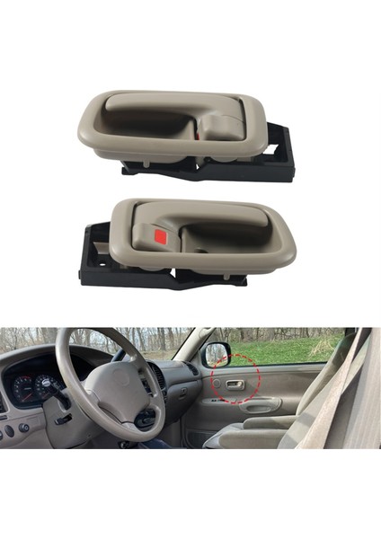 Toyota Tundra 2000-2006 Sequoia 2001-2007, 69206-0C010 69278-0C10 69205-0C010 69277-0C10 Bej (Yurt Dışından) fiyatları