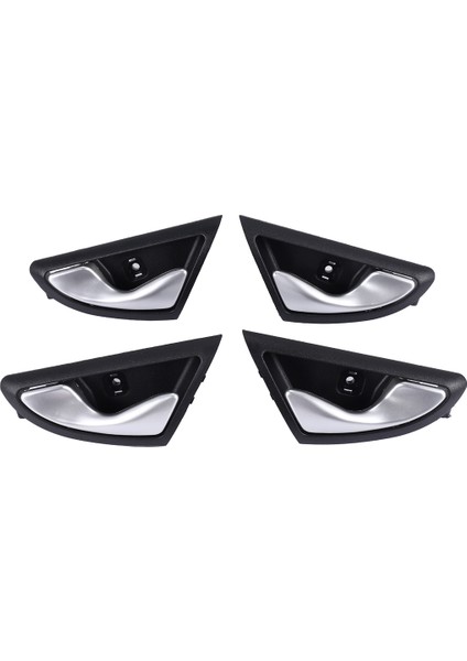 4pcs Araba Iç Kapı Kolu Kollar Jac J3 J3S Turin Için Açık Knob 2009-2015 6105230U8010 6105240U8010 Mat Gümüş (Yurt Dışından) modelleri