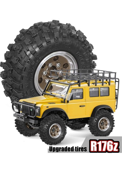 1/18 1/24 Rc Paletli Araç TRX4M SCX24 FCX24 Yükseltme Parçaları Kırmızı Için 4 Adet 51 mm 1,0 Inç Metal Beadlock Tekerlek Lastiği Seti (Yurt Dışından) modelleri