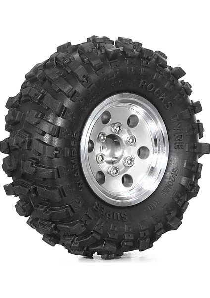 1/18 1/24 Rc Paletli Araç TRX4M SCX24 FCX24 Yükseltme Parçaları Kırmızı Için 4 Adet 51 mm 1,0 Inç Metal Beadlock Tekerlek Lastiği Seti (Yurt Dışından) fırsatları