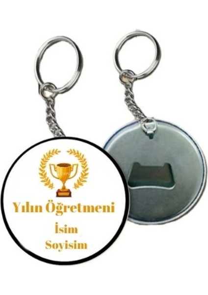 Öğretmenler Gününe Özel Anahtarlık - Isime Özel Anahtarlık