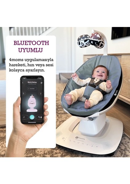 4moms Mamaroo 5.0 Elektrikli Ana Kucağı - Slate Blue indirimleri