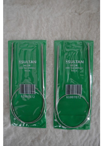 Çelik Telli Misinalı Şiş – 60CM – 3no 2 Adet