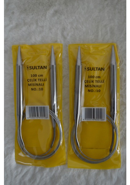 Çelik Telli Misinalı Şiş – 100CM – 10NO 2 Adet