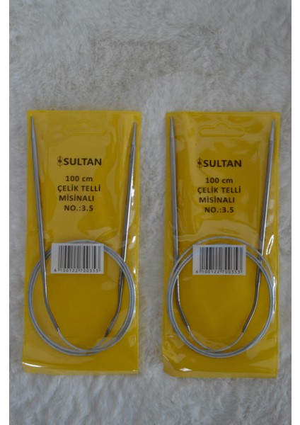 Çelik Telli Misinalı Şiş – 100CM – 3,5no 2 Adet