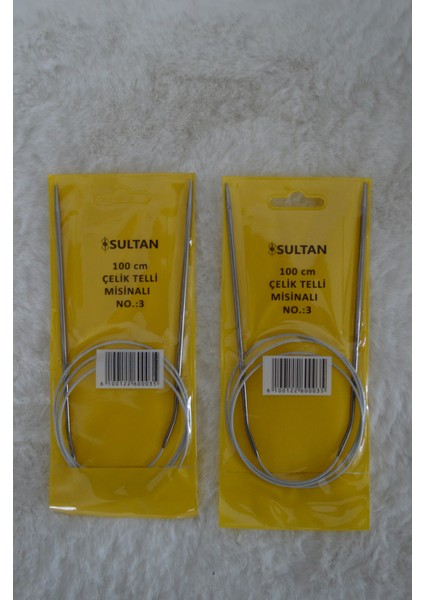 Çelik Telli Misinalı Şiş – 100CM – 3no 2 Adet