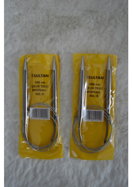 Çelik Telli Misinalı Şiş – 100CM – 9no 2 Adet