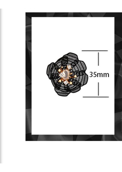 ADORE-R0626 Altın Tonlarında Siyah Lake Zirkon Taşlı Çiçek Küpe (Yurt Dışından) fiyatları