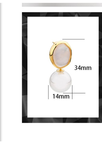 ADORE-R0106 Altın Fransız Vintage Inci Damla Küpeler (Yurt Dışından) fiyatları