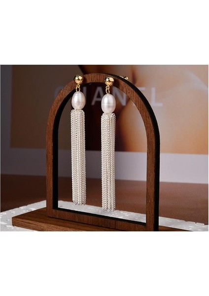 ADORE-R0025 Kadınlar Için Vintage Inci Uzun Püsküllü Küpeler (Yurt Dışından) fiyatları