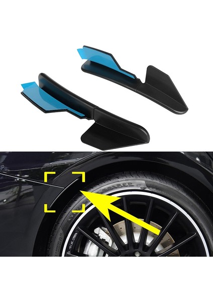Araba Arka Tampon Kapağı Trim Fender Parlama Uzatma Tekerlek Kıyısı Mercedes Benz Cla C117 CLA45 Amg CLA180 2013-2019 (Yurt Dışından) fiyatları