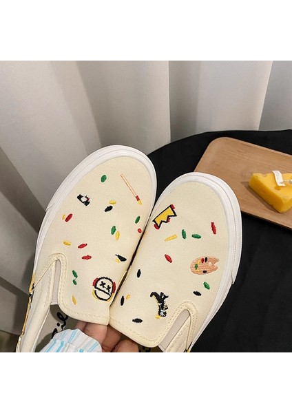 Slip-On Kanvas Ayakkabılar Şık Spor Ayakkabılar (Yurt Dışından) modelleri