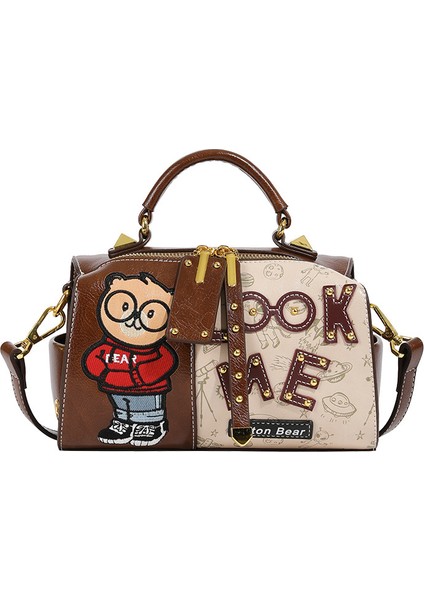 Yeni Kore Moda Çantası Çizgi Film Omuz Yastık Çantası (Yurt Dışından)