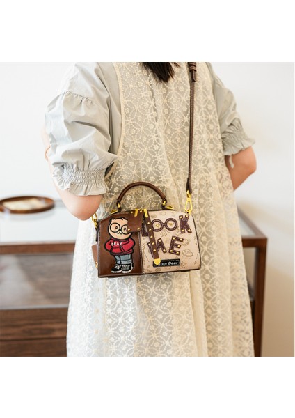 Yeni Kore Moda Çantası Çizgi Film Omuz Yastık Çantası (Yurt Dışından) fırsatları