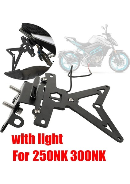 Motosiklet Plaka Tutucusu Arka Çamurluk Düzenli Eliminator Kayıt Braketi Cfmoto 250NK NK250 300NK (Yurt Dışından) fırsatları