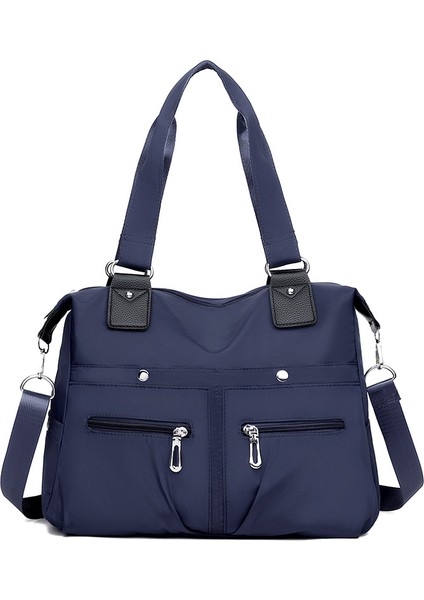 Moda Hafif Oxford Kumaş Postacı Çantası Kore Tarzı Bayan Büyük Kapasiteli Su Geçirmez Seyahat Çantası Alışveriş Çantası Omuz Çantası (Yurt Dışından)