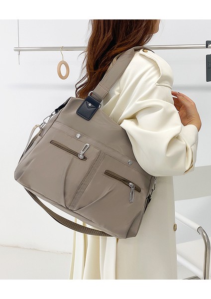 Moda Hafif Oxford Kumaş Postacı Çantası Kore Tarzı Bayan Büyük Kapasiteli Su Geçirmez Seyahat Çantası Alışveriş Çantası Omuz Çantası (Yurt Dışından) modelleri