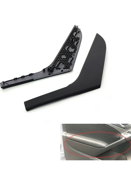 Araba Iç Kapı Çekme Sapı Kaplama Siyah Iç Aksesuarlar Kapak Parçaları Için Vw Golf 6 Mk6 2009-2013 5K4868039A (Yurt Dışından) indirimleri