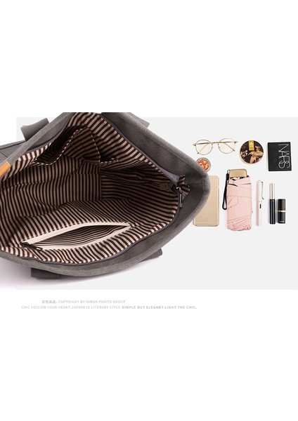 Büyük Kapasiteli Düz Renk Omuz Çantası, Şık Yumuşak Kanvas Çanta, Kadınlar Için Yeni Stil Günlük Çanta El Çantası (Yurt Dışından) fırsatları