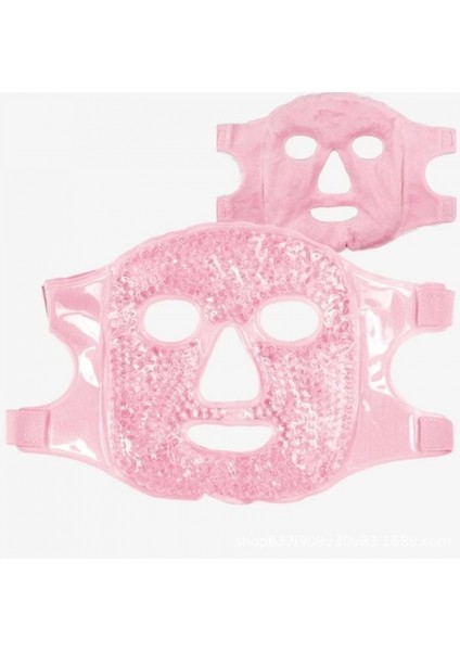 Terapi Jel Yüz Maskesi Soğuk ve Sıcak Boncuklu Ayarlanabilir Maske (Pembe) modelleri