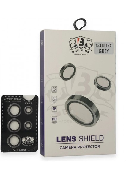 Samsung Galaxy S24 Ultra Bilvis Titan Kamera Lens - Titan Gri