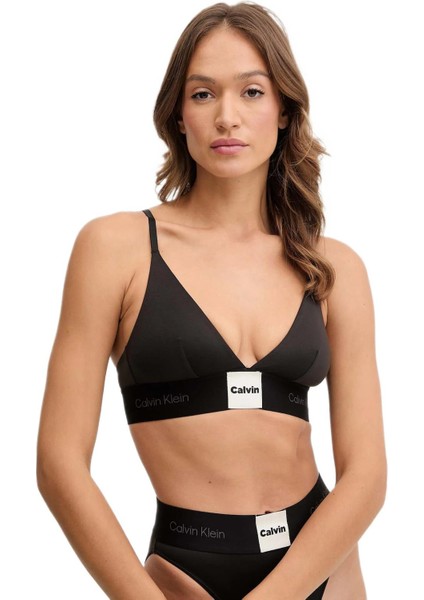 Kadın Siyah Desteksiz Üçgen Bralet Sütyen LV00QF8610