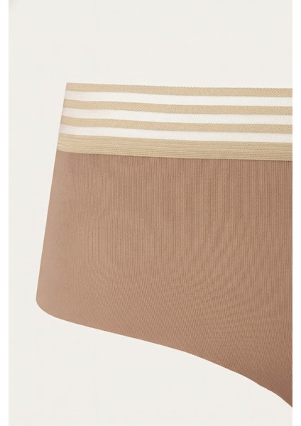 Koyu Kahve Barbara Dikişsiz Yüksek Bel Külot fiyatları