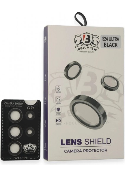 Samsung Galaxy S24 Ultra Bilvis Titan Kamera Lens - Siyah