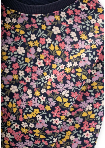 Desenli Sweatshirt Takım 4-12 Yaş Lacivert modelleri