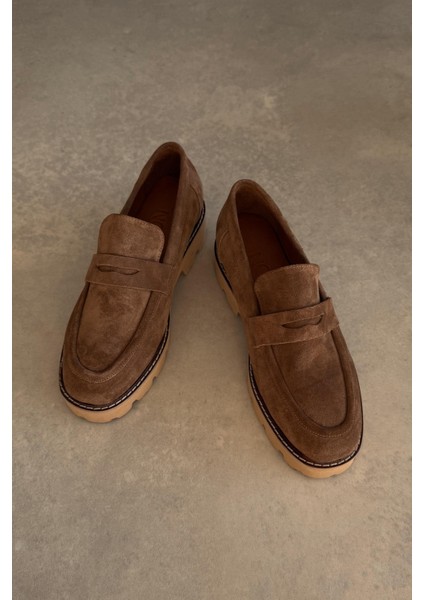 Montana Toprak Hakiki Deri Loafer modelleri