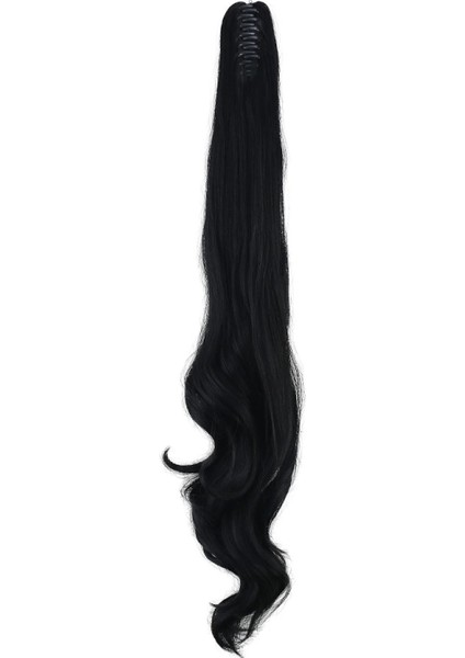 Tokalı Dalgalı At Kuyruğu - Siyah fırsatları