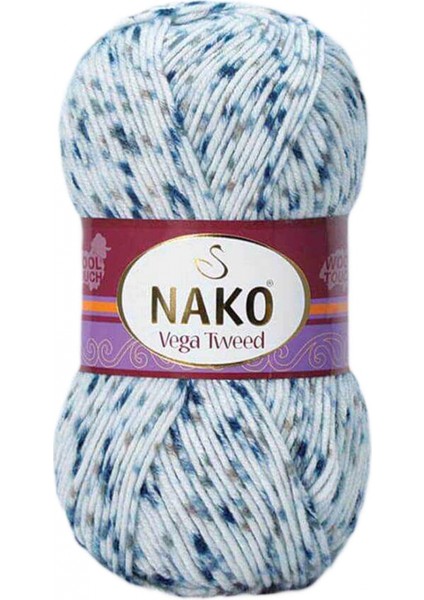 5 Adet Vega Tweed Premium Akrilik El Örgü İpi Yünü No: 31924 indirimleri
