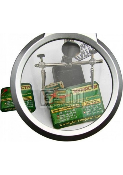 Ayarlanabilir Başlıklı Elektronikçi Yardım Lehim Standı ile Ledli Büyüteç fiyatları