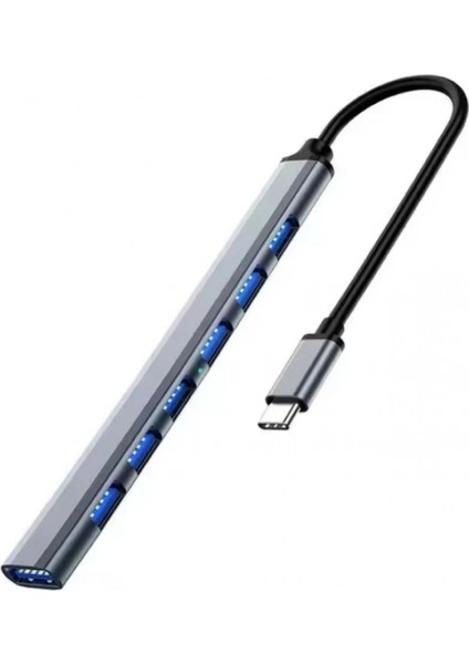 ZR289 Ads 303/C Type-C 7 Port Metal Usb Hub