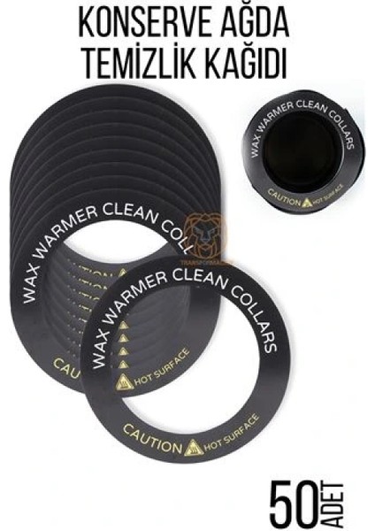 Konserve Ağda Koruyucu Karton Temizlik Kağıdı 50 Adet