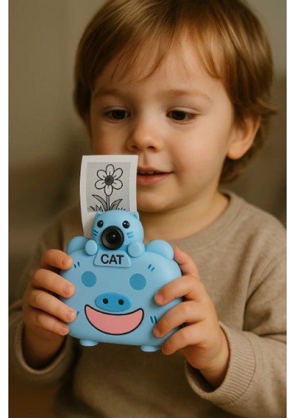 Kameralı Fotoğraf Yazıcısı Mavi Renk modelleri