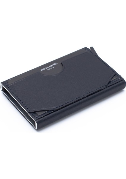 Lacivert Unisex Otomatik Deri Kartlık 0273S3J fiyatları