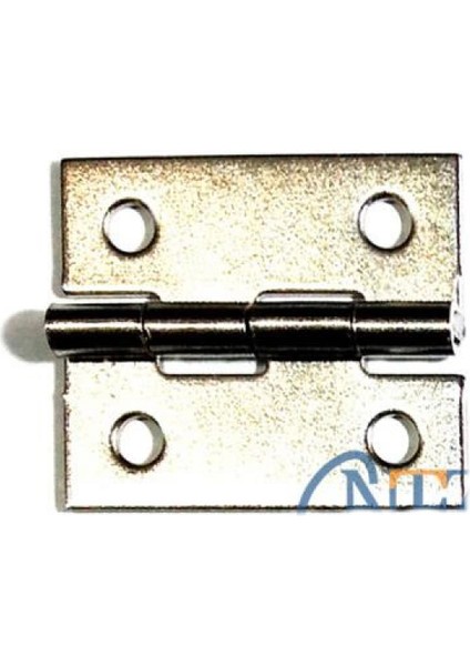 Tavla Menteşesi 3cm, No:1/4 - Nikel, 120 Adet