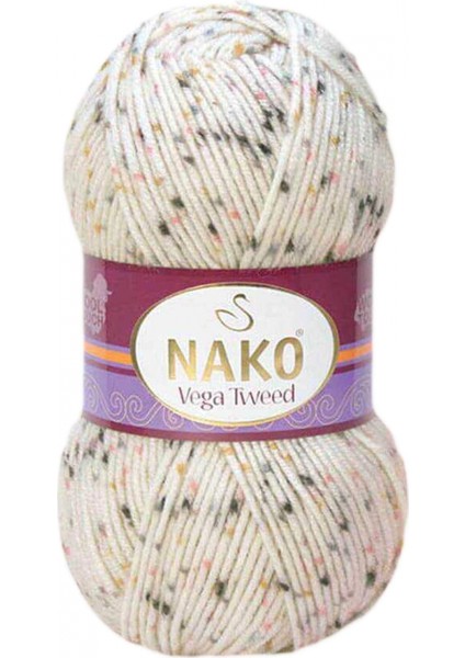 5 Adet Vega Tweed Premium Akrilik El Örgü Ipi Yünü No: 31752 indirimleri