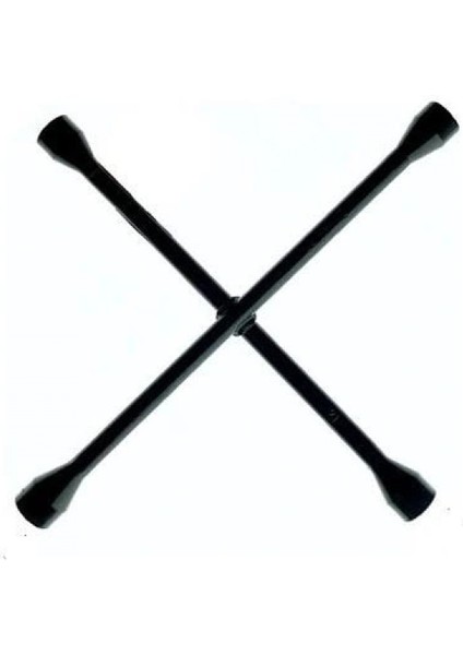 Dörtlü Bijon Anahtarı Krom Çelik Tam Profesyonel Lokmalı Bijon Tüm Araçlar İçindir (4887)