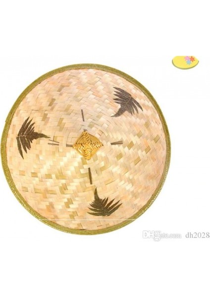 Naturel Renk Cambodia Kamboçyalı Vietnam Şapkası PVC Hasır fırsatları