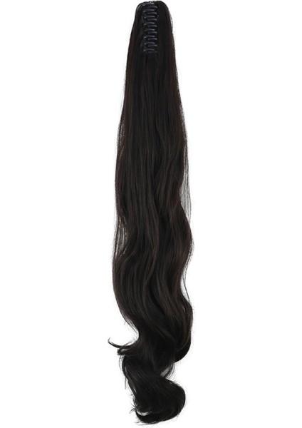 Tokalı Dalgalı At Kuyruğu - Kahverengi fırsatları