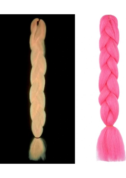 Fosforlu Neon Örgülük Saç Esperer 100 Gr. - Koyu Pembe