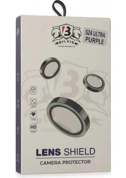 Samsung Galaxy S24 Ultra Bilvis Titan Kamera Lens - Derin Mor modelleri