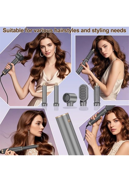 Saç Kurutma Makinesi Fırçası Sıcak Hava Kıvırma Fırçası Negatif Iyon Hava Şekillendirici Tüm Saç Tipleri Için Ev ve Seyahat Abd Fişi (Yurt Dışından) indirimleri