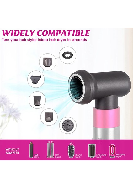 Dyson Airwrap Şekillendirici Için Profesyonel Yoğunlaştırıcı ve Adaptör Seti, Saç Maşasını Saç Kurutma Makinesine Dönüştürmek Için (Yurt Dışından) modelleri
