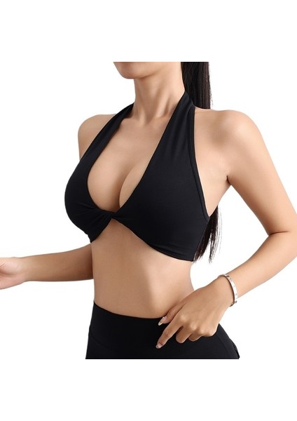 Halter Boyunlu Spor Sutyeni Yoga Spor Sutyeni (Yurt Dışından)